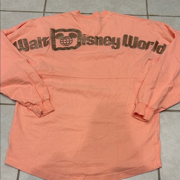 Disney Peach Long Sleeve Tee - Picture 1 of 2